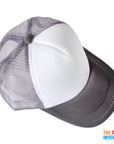 Grey Half Mesh Baseball Cap