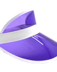 Perspex Visor White Rim (Purple)