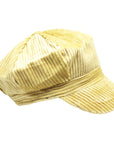 Tan Corduroy 8 Panel Poor Boy Cap