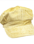 Tan Corduroy 8 Panel Poor Boy Cap
