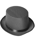 20s Gangster Pinstripe Top Hat