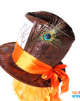 Crazy Hatter 10/6 Top Hat with Wig