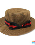 1920s Brown Straw Hat