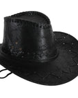 Black Vinyl Cowboy Hat