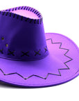 Fluro Purple Cowboy Hat