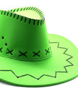 Fluro Green Cowboy Hat