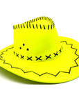 Fluro Yellow Cowboy Hat