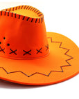 Fluro Orange Cowboy Hat