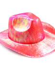 Red Metallic Cowboy Hat