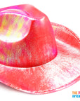 Red Metallic Cowboy Hat
