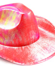 Red Metallic Cowboy Hat