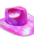 Hot Pink Metallic Cowboy Hat