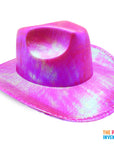 Hot Pink Metallic Cowboy Hat