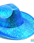 Blue Metallic Cowboy Hat
