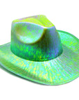 Green Metallic Cowboy Hat