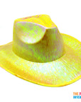 Yellow Metallic Cowboy Hat