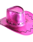Metallic Cowboy Hat (Pink)