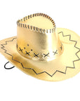 Metallic Cowboy Hat (Gold)