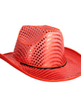 Red Sequin Cowboy Hat (Light Up)