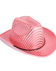 Pink Sequin Cowboy Hat (Light Up)
