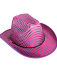 Purple Sequin Cowboy Hat (Light Up)