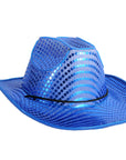 Blue Sequin Cowboy Hat (Light Up)