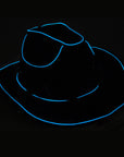 Blue Sequin Cowboy Hat (Light Up)