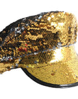 Gold Sequin Cap