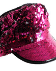 Pink Sequin Cap