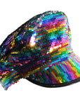 Rainbow Sequin Cap