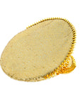Deluxe Gold Studded Sequin Festival Cap