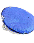 Deluxe Blue Sequin Festival Cap
