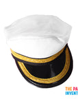 Navy Captain Hat with Gold Trim