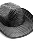 Black Sequin Cowboy Hat
