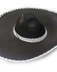Large Mexican Sombrero Hat (Silver Rim)