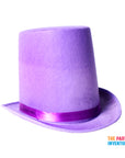 Purple Extra Tall Top Hat (20cm)