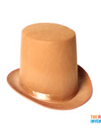 Brown Extra Tall Top Hat (20cm)