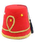 Deluxe Red Arabian Fez Hat