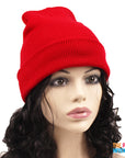 Plain Colour Beanie (Red)