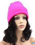 Plain Colour Beanie (Hot Pink)