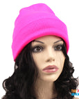 Plain Colour Beanie (Hot Pink)