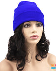 Plain Colour Beanie (Blue)