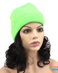 Plain Colour Beanie (Fluro Green)