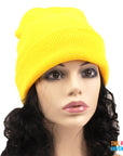Plain Colour Beanie (Yellow)