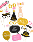 Happy Birthday Party Photo Prop Kit