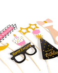Happy Birthday Party Photo Prop Kit