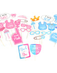 Boy or Girl Gender Reveal Photo Prop Kit