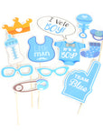 Boy or Girl Gender Reveal Photo Prop Kit