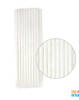 Plain White Paper Straws