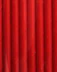 Plain Red Paper Straws